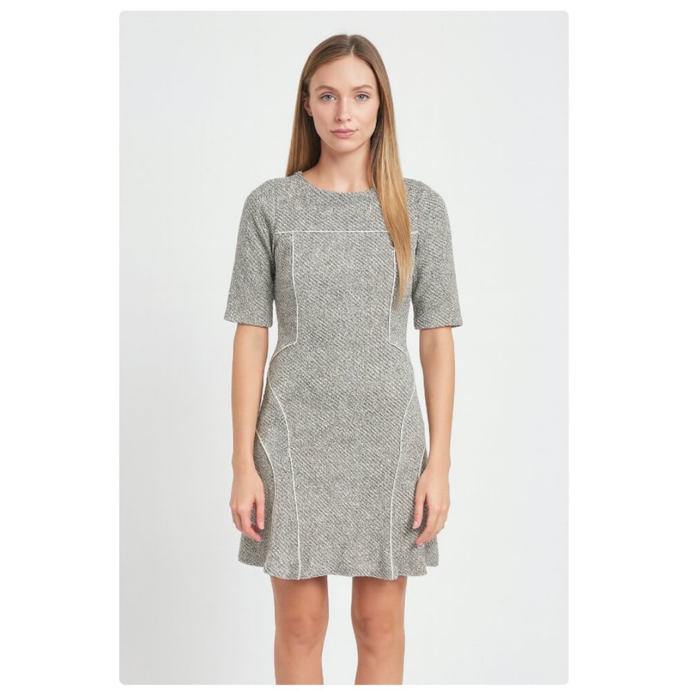 10 Crosby Derek Lam Dress Women's Size 10 Tweed A-Line Professional Business New